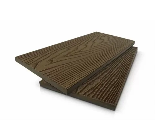 Заборная доска из ДПК DeckLine 140х12 3D тиснение под дерево